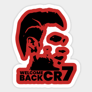 cristiano ronaldo Welcome Back CR7 Sticker